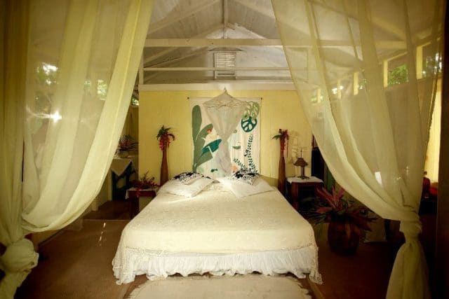st lucia cottages frangipani bedroom