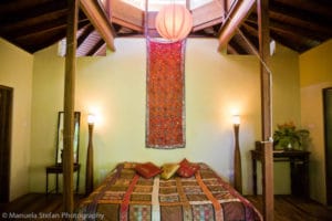 st lucia waterlily cottage bedroom